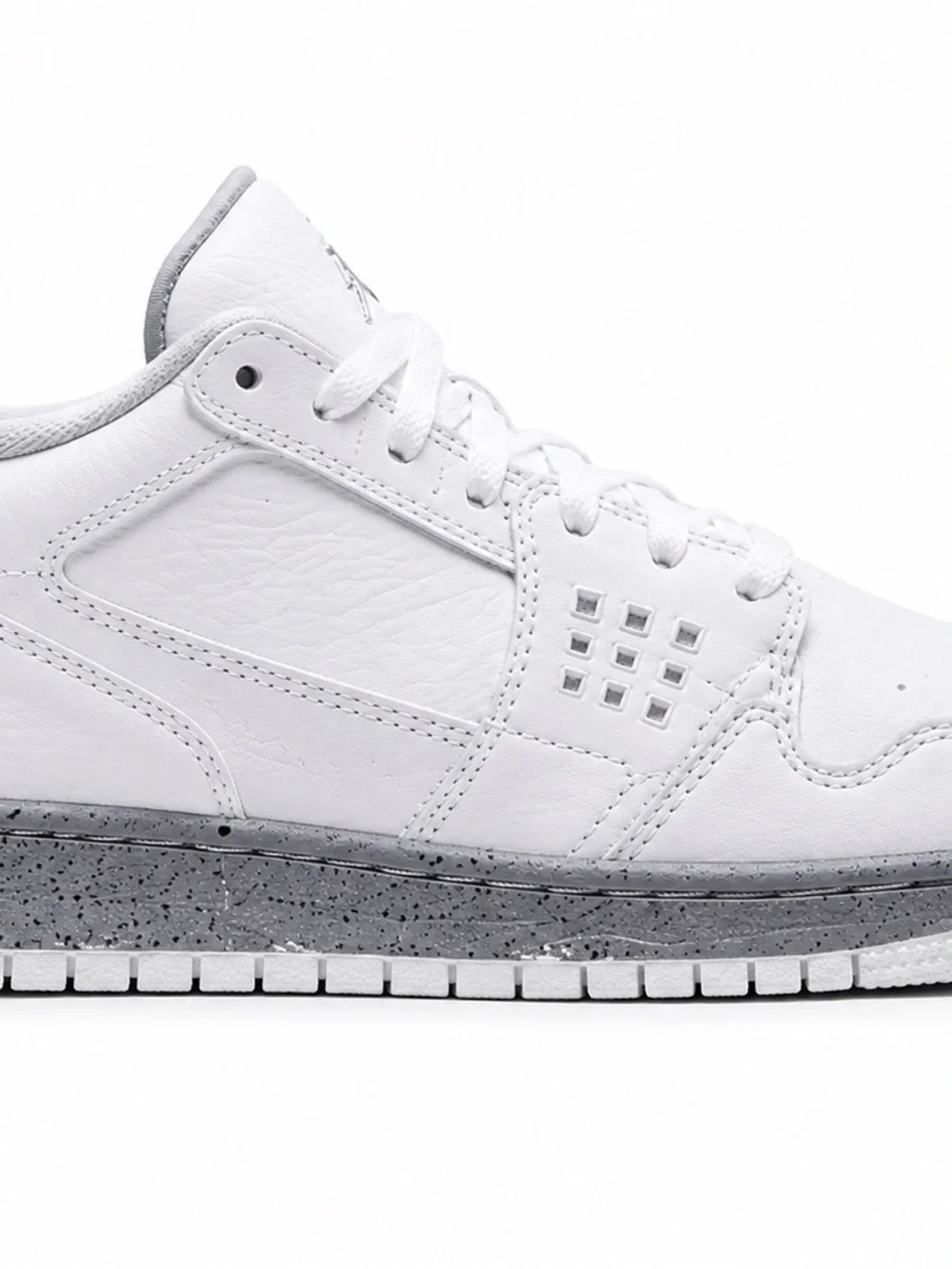 Jordan Men’s White and Gray Low-Top Sneakers
